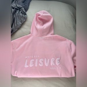 White fox hoodie